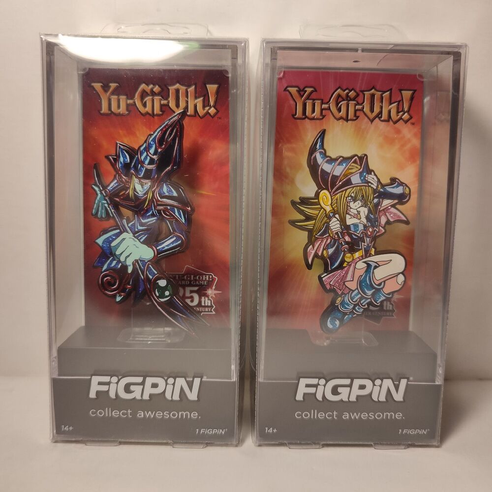 YuGiOh Dark Magicians FigPin Bundle Official Konami Collectible Enamel Pin Badge